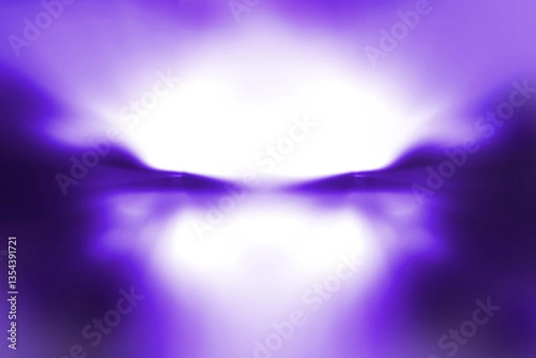 Fototapeta Modern bright abstract dynamic line wave curve soft light gradient neon purple blue on black background design for graphics pattern web illustration technology network digital backdrop wallpaper