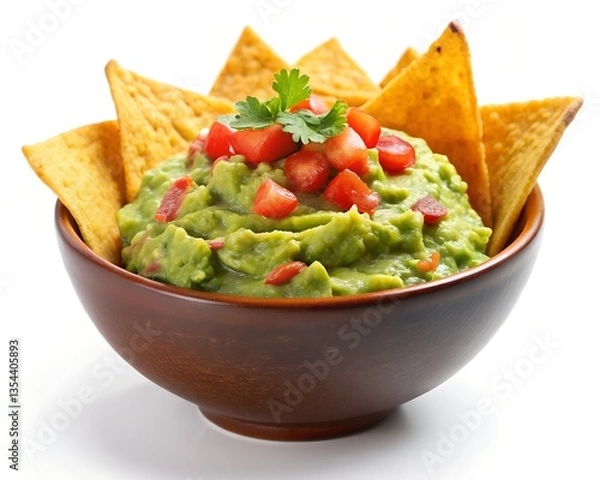 Obraz guacamole and chips
