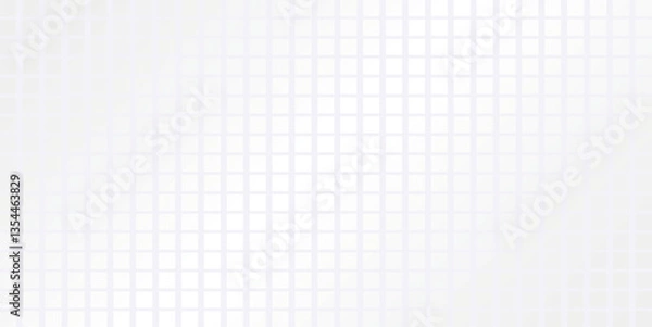 Fototapeta This image showcases a subtle, light gray grid pattern, creating a soft and minimalist aesthetic.