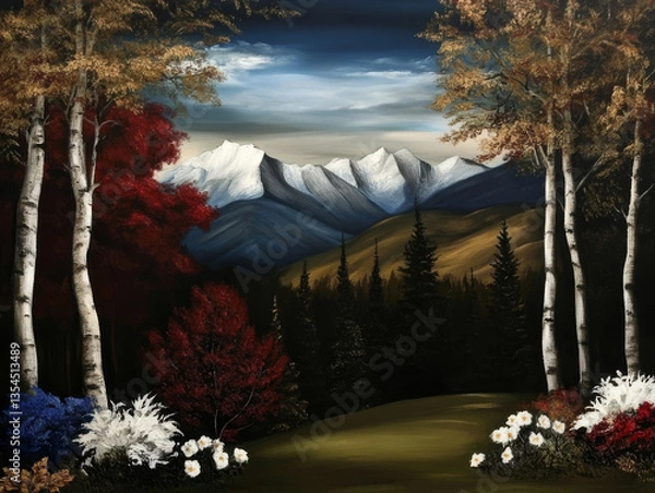 Fototapeta Landscape, generative AI