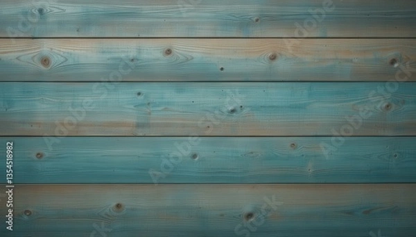 Fototapeta Cool Teal Wooden Background Modern, Sleek, Contemporary Texture