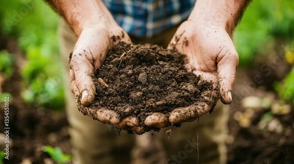 Fototapeta Boosting nutrient levels soil health techniques for sustainable agriculture