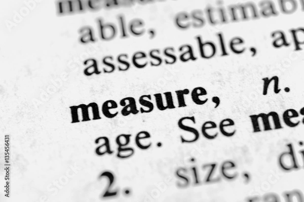 Obraz Measure
