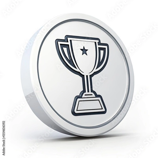 Fototapeta gold trophy cup