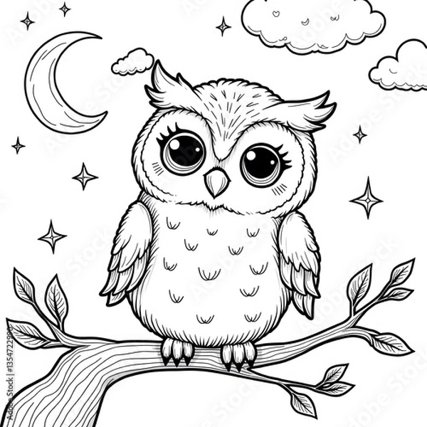 Obraz The easy-to-color lines make it great for kids and adults, whether for stress relief, mindfulness, or creative fun. 