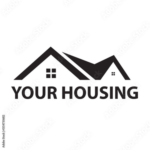 Obraz Company home logo design and vector template 