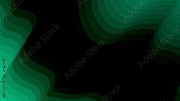 Obraz abstract green background for streaming, presentation, display and wallpaper
