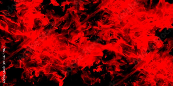 Fototapeta Fiery Red Accents Perfect for Creative Designs and Digital Art Projects. Red flame. Fire. Light. Glow. Made of red-hot charcoal. Red fire vector cloud dreamy atmosphere dramatic watercolor wash aqua 