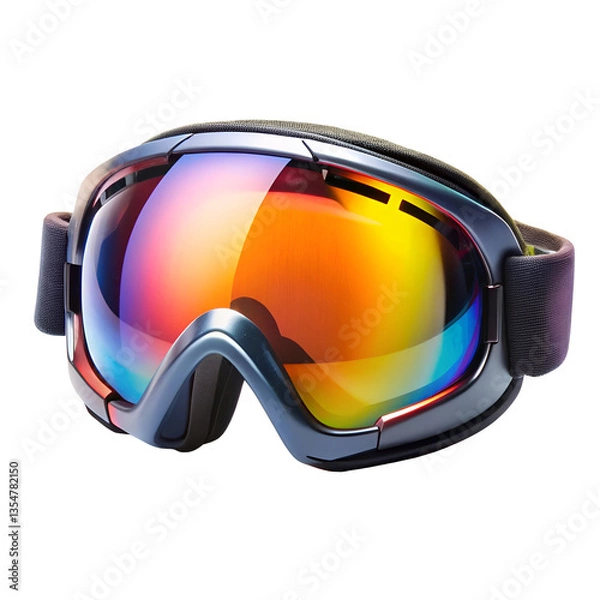 Obraz ski goggles on a white background
