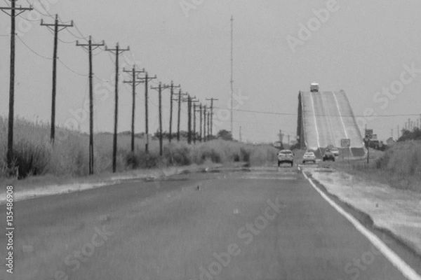 Obraz On the road in Texas