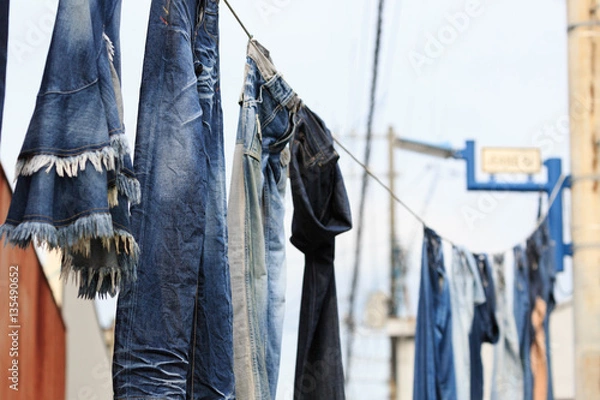 Obraz 児島ジーンズストリート -国産デニム発祥の地 岡山県倉敷市児島-