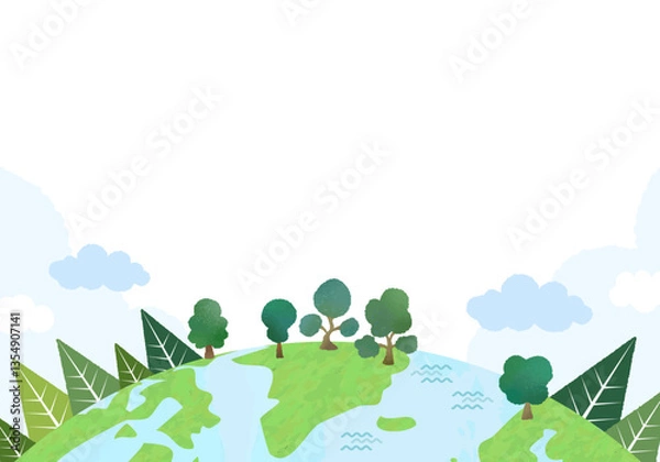 Obraz 地球の背景
