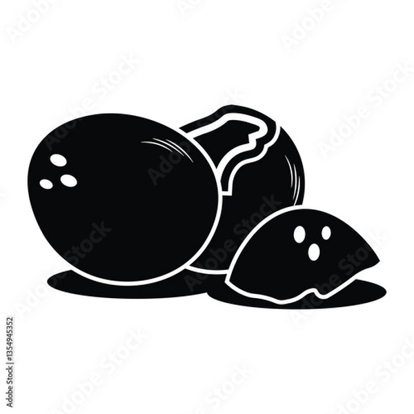 Obraz Coconut Icon