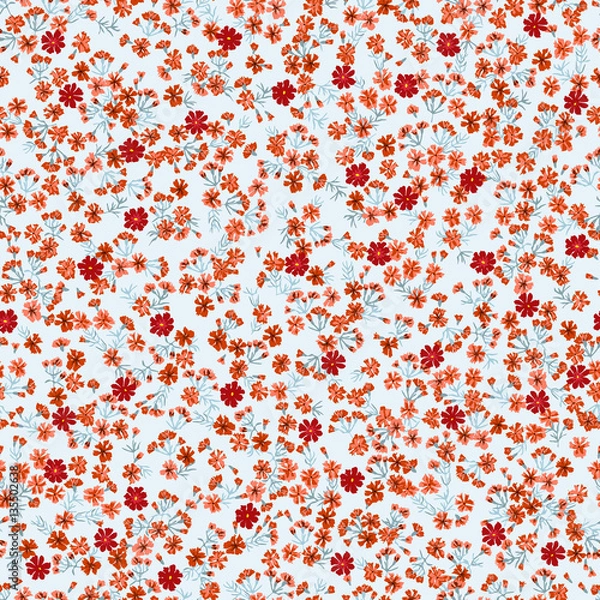 Fototapeta Simple cute pattern in small-scale