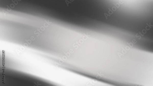 Obraz Abstract Black and White Light Streaks with Soft Gradient Pattern Artwork