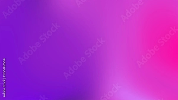 Fototapeta Vibrant Violet and Pink Gradient: Abstract Digital Color Blend Art on Screen. Suitable for graphic design projects, website backgrounds, digital presentations