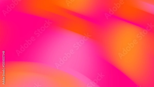 Obraz Vibrant Abstract Blend of Pink and Orange Hues with Dynamic Movement and Warm Atmosphere. ideal for backgrounds, social media posts, invitations, or abstract designs.