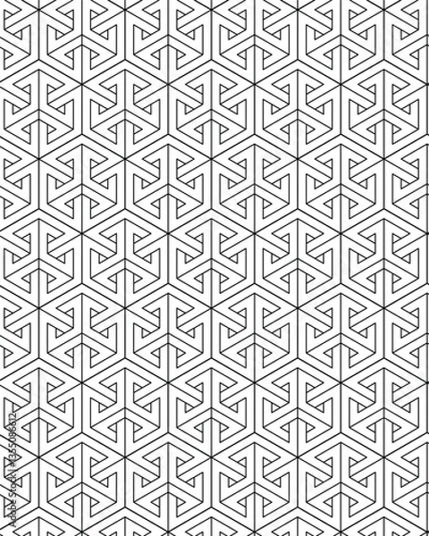 Fototapeta seamless geometric pattern
