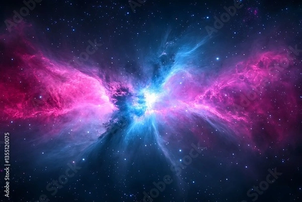 Obraz Cosmic Nebulae Exploding in Deep Space.