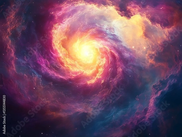 Obraz Cosmic Spiral Nebula. (1)