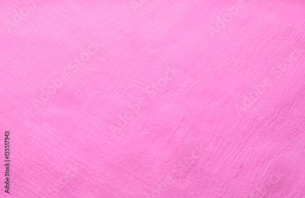 Fototapeta Fabric pink chiffon fabric texture, background.
