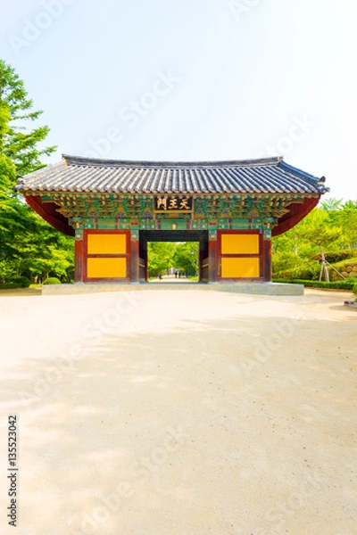 Fototapeta Gyeongju Bulguksa Temple Cheonwangmun Gate