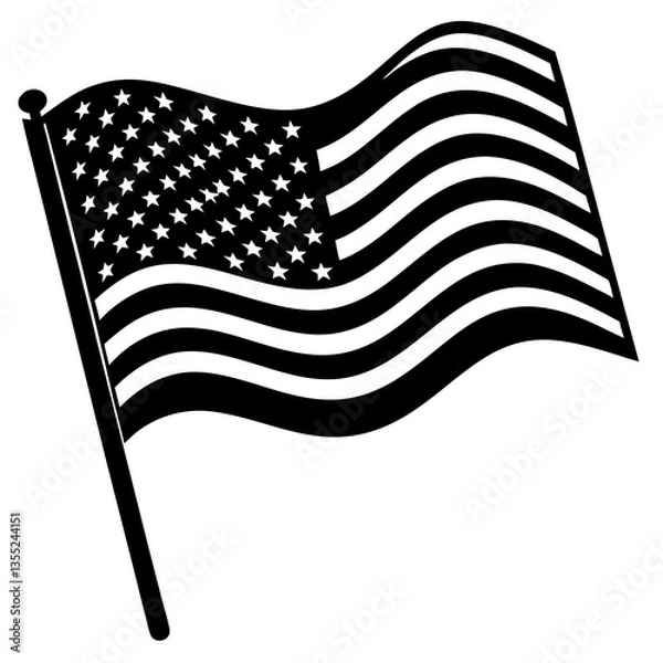 Fototapeta checkered flag vector illustration