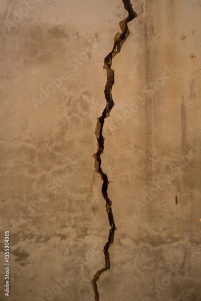 Obraz crack in the wall