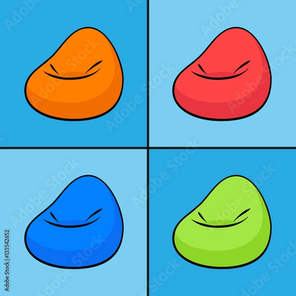 Obraz Bean bag chair