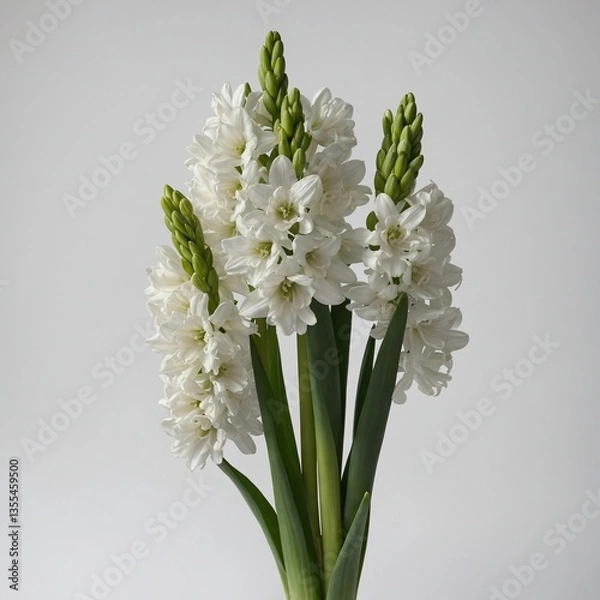 Obraz white hyacinth flower