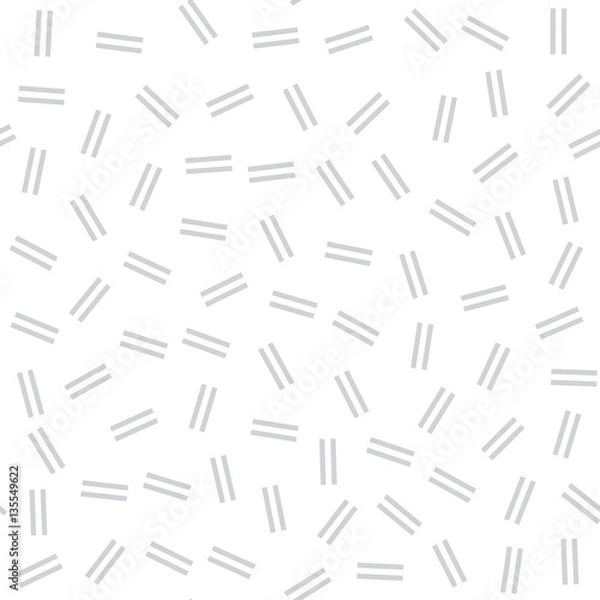 Fototapeta Abstract geometry gray memphis style fashion pattern
