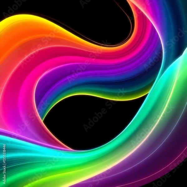 Obraz waves of different colors