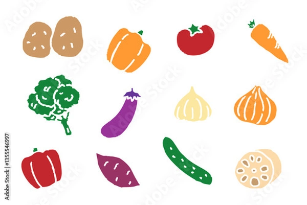 Fototapeta 野菜 セット