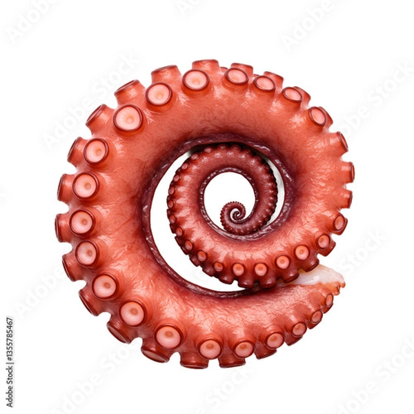 Fototapeta Underwater Wonder: Hyperrealistic Octopus with Detailed Features