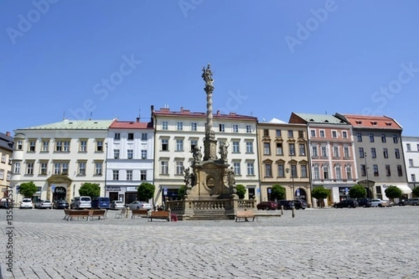 Fototapeta Architecture from Olomouc with blue sky