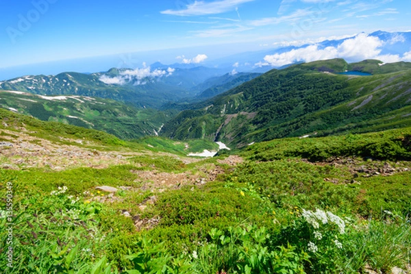 Fototapeta 長野　北アルプス　後立山連峰