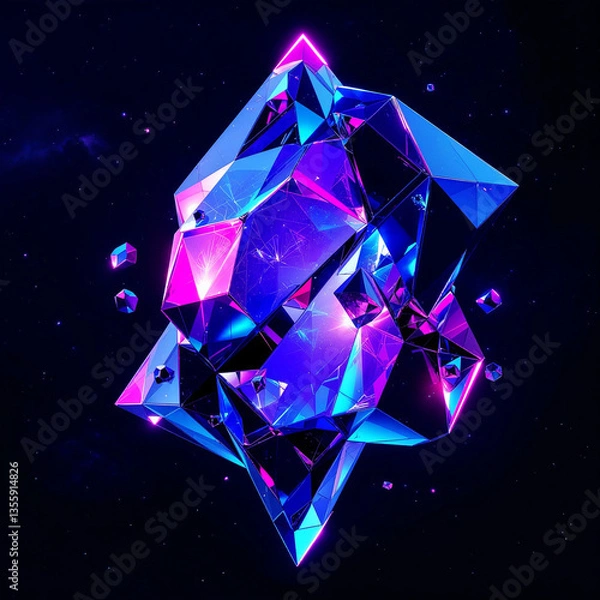 Fototapeta "Illuminated Structures: A Journey Through Light"

