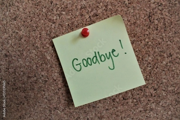 Obraz Goodbye