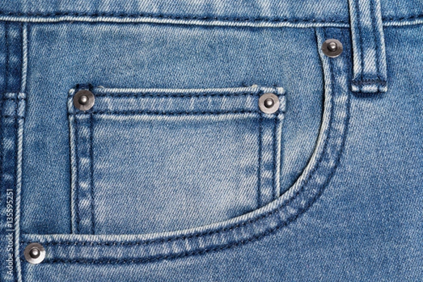 Fototapeta Pocket Jeans Texture Background