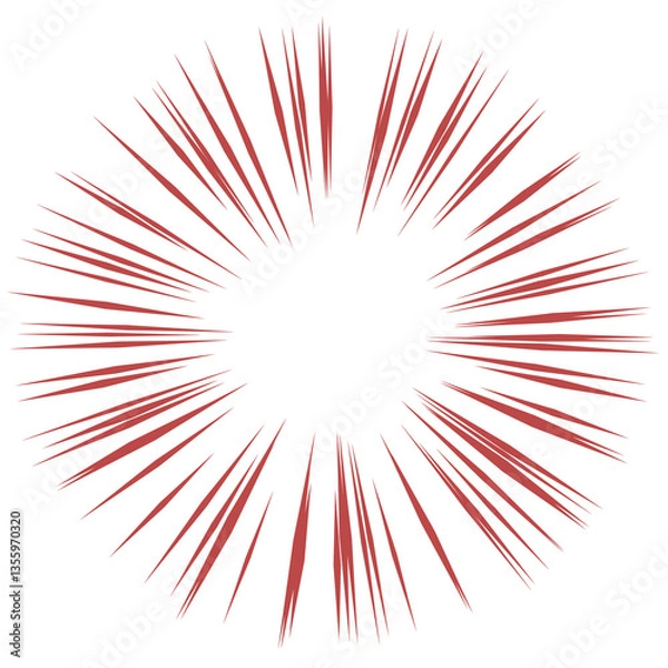 Fototapeta Speed Line Comic