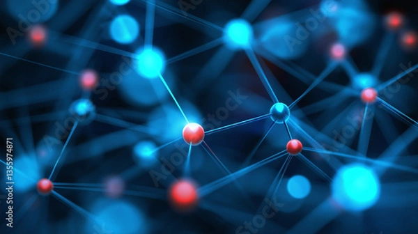 Fototapeta abstract network background