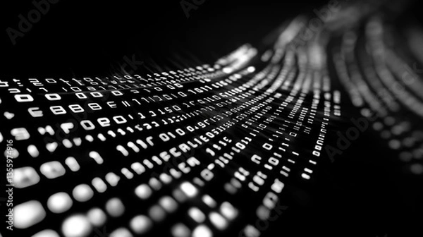 Fototapeta abstract data stream background