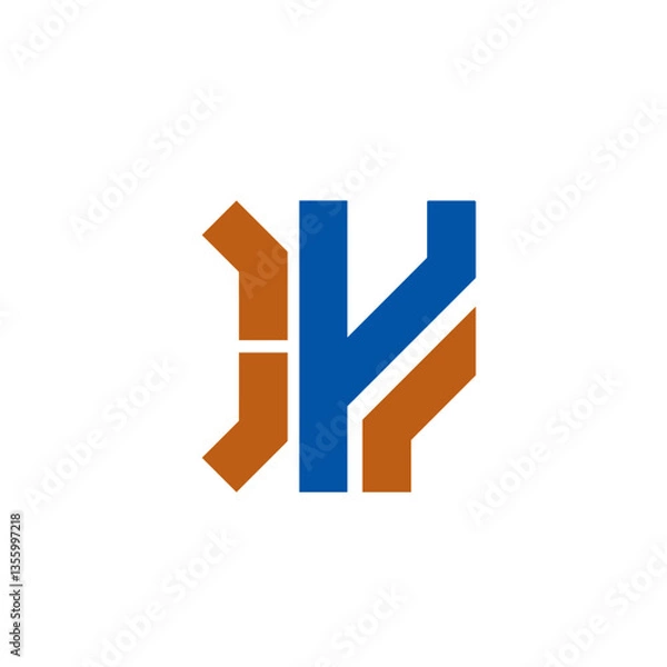 Fototapeta Elevating Brand Identity with Powerful Letter Logos: Merging Typography, Creativity, and Visual Impact