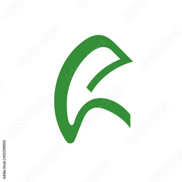 Fototapeta Elevating Brand Identity with Powerful Letter Logos: Merging Typography, Creativity, and Visual Impact