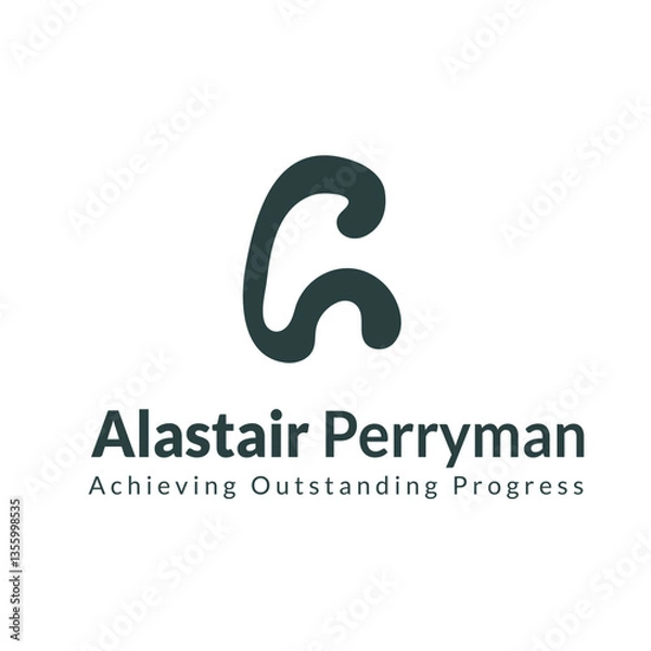 Fototapeta Elevating Brand Identity with Powerful Letter Logos: Merging Typography, Creativity, and Visual Impact