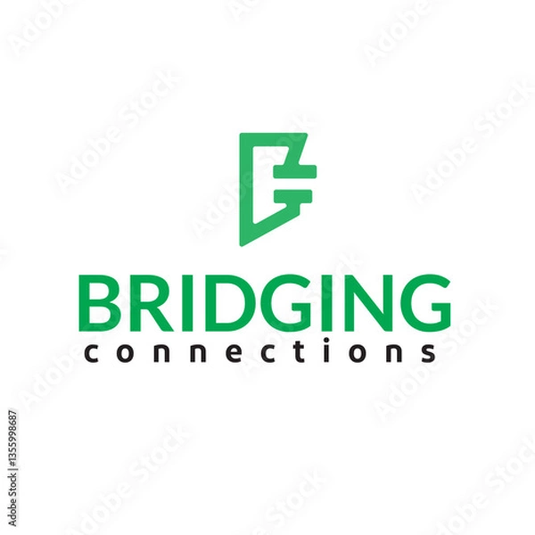 Fototapeta Elevating Brand Identity with Powerful Letter Logos: Merging Typography, Creativity, and Visual Impact