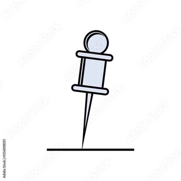 Obraz  Unstable Icon. Unbalanced Symbol - Vector.