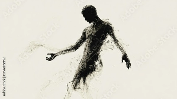 Fototapeta "The Transparent Enigma: The Story of a Vanishing Figure"
"Invisible Whispers: The Tale of a See-Through Soul"
"The Ghost in the Shadows: A Story of Transparency"
"The Transparent Stranger: A Mysterio