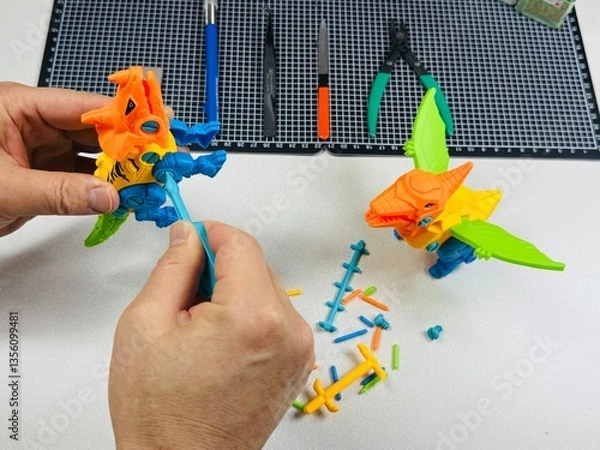 Obraz 日本のプラモデルを作りました