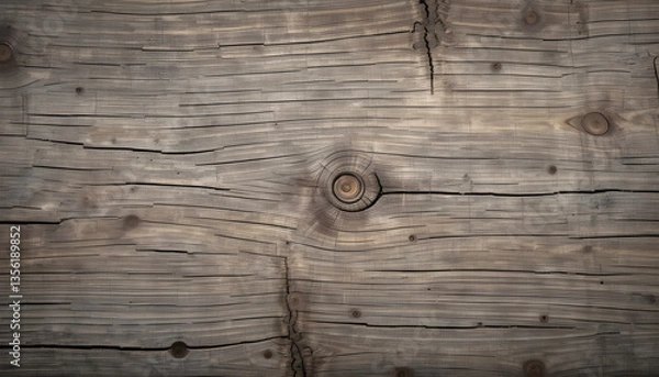 Fototapeta Weathered wooden door with rustic texture and aged wood background